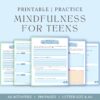 Mindfulness Workbook for Teens with ADHD to Focus & Succeed3