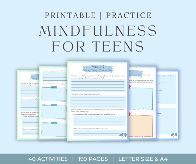 Mindfulness Workbook for Teens with ADHD to Focus & Succeed3